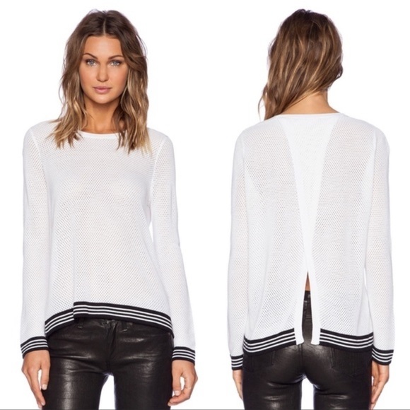 Rag & Bone Jean Nikki Split Back Pullover Sweater - Picture 1 of 5